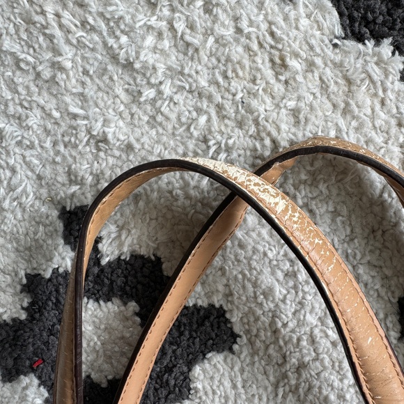 Isaac Mizrahi Red Pebbled Leather Tote - Picture 5 of 7